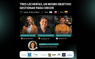 Productores de Chile, Colombia y Argentina compartirán sus modelos de gestión lechera